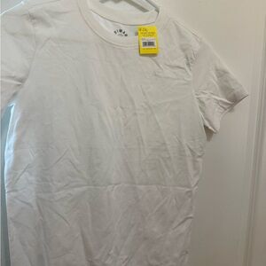 Primary White Short Sleeve Tee